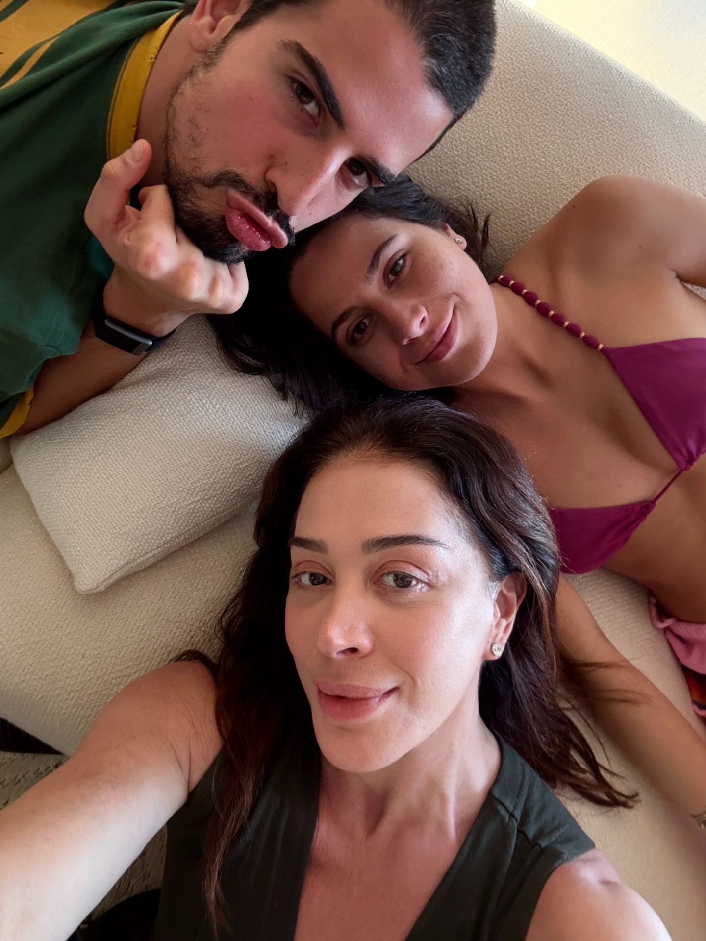 Claudia Raia e os filhos: Enzo Celulari, Sophia Raia - Reprodução / Instagram