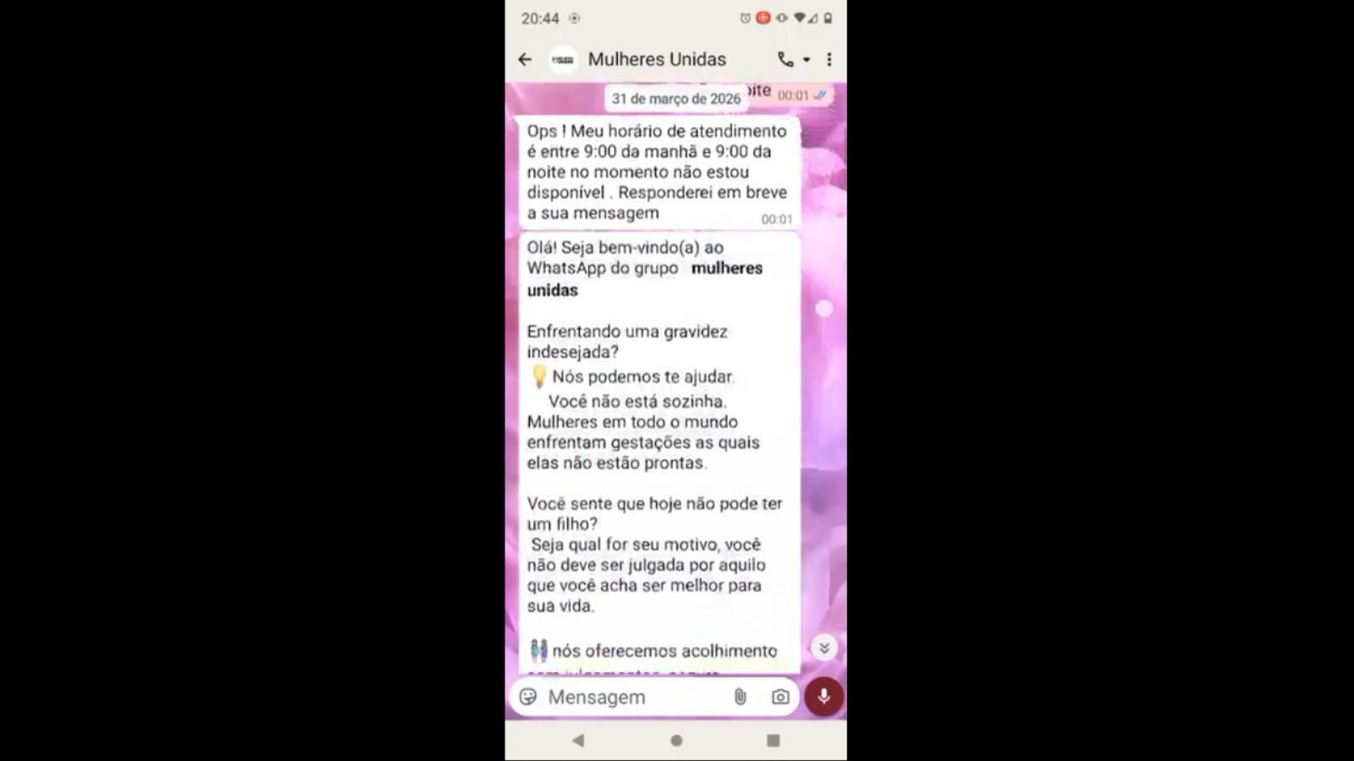 Serviço era divulgado através de grupos em aplicativos de mensagem - Divulgação