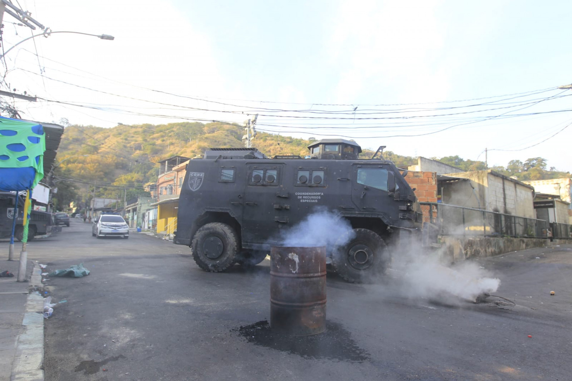 Polícias Civil e Militar atuam no Complexo da Serrinha, em Madureira - Reginaldo Pimenta/Agência O DIA