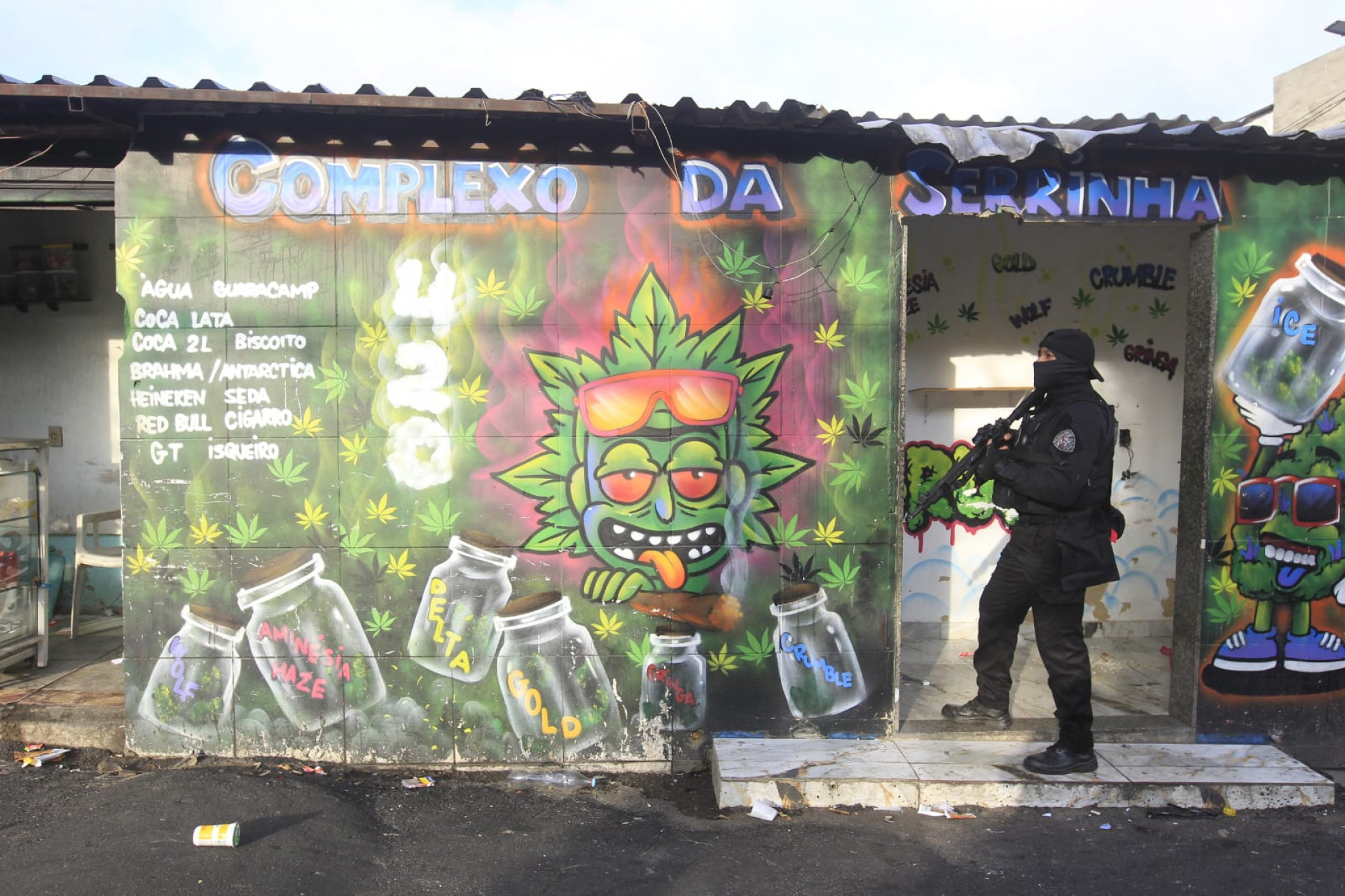 Polícias Civil e Militar atuam no Complexo da Serrinha, em Madureira - Reginaldo Pimenta/Agência O DIA