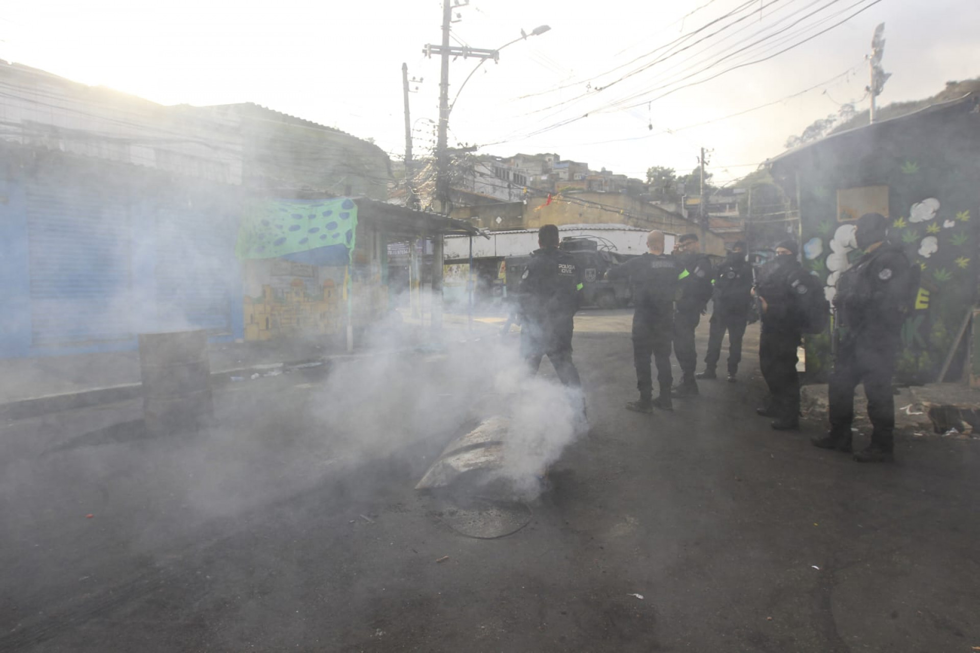 Polícias Civil e Militar atuam no Complexo da Serrinha, em Madureira - Reginaldo Pimenta/Agência O DIA