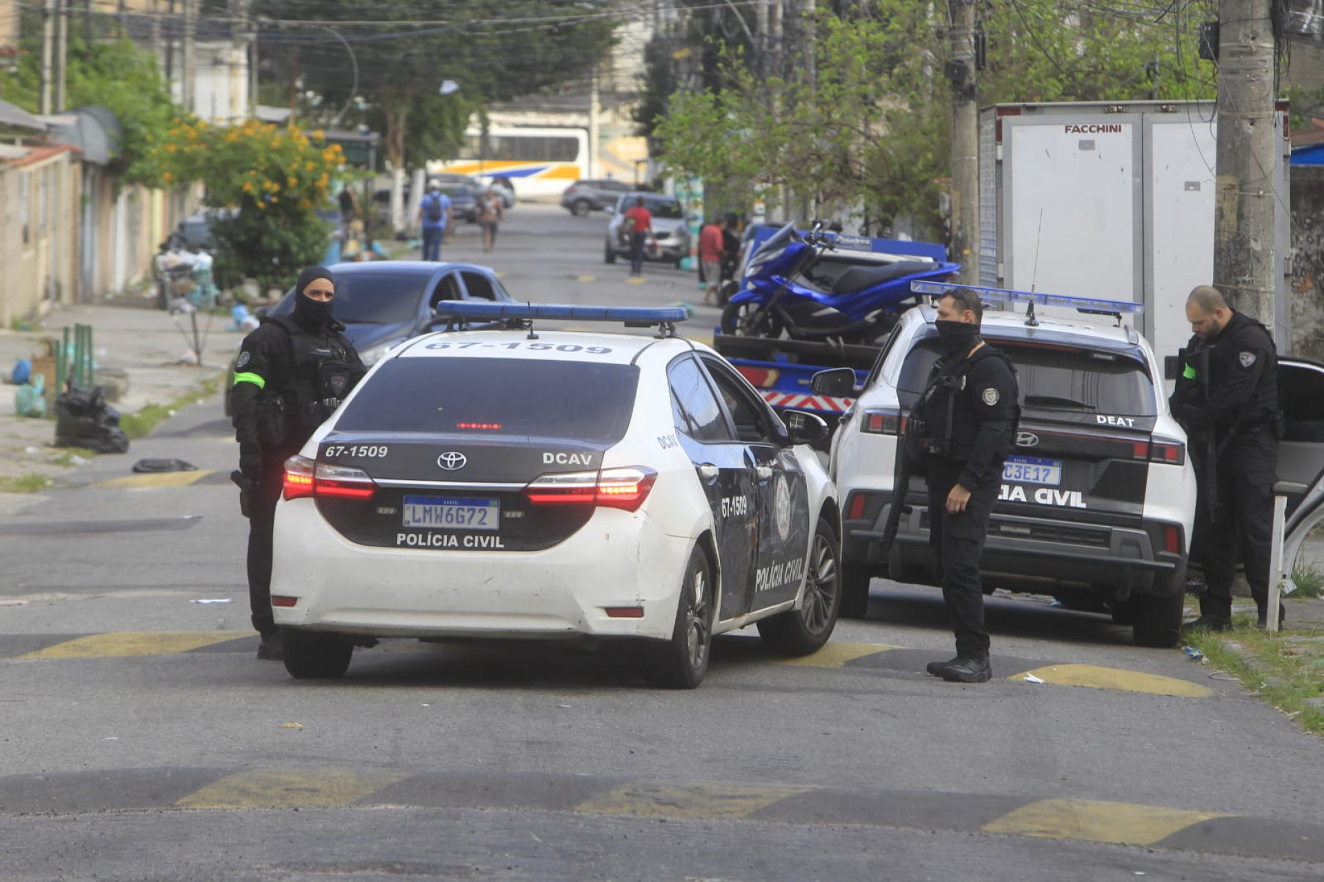 Polícias Civil e Militar atuam no Complexo da Serrinha, em Madureira - Reginaldo Pimenta/Agência O DIA