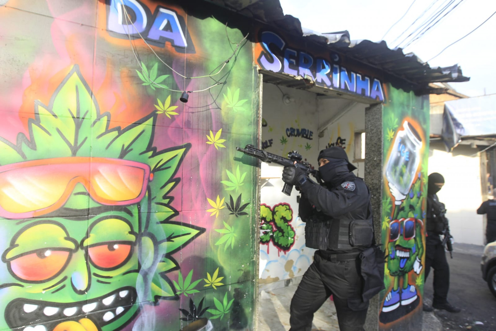 Polícias Civil e Militar atuam no Complexo da Serrinha, em Madureira - Reginaldo Pimenta/Agência O DIA
