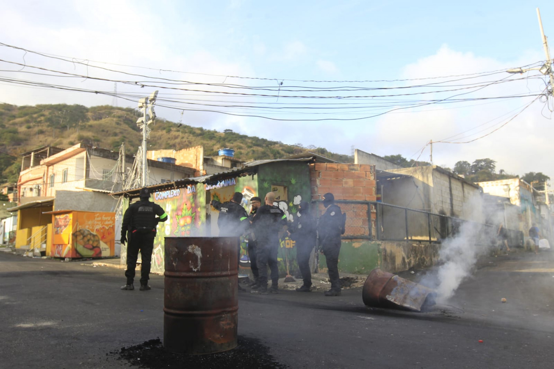 Polícias Civil e Militar atuam no Complexo da Serrinha, em Madureira - Reginaldo Pimenta/Agência O DIA