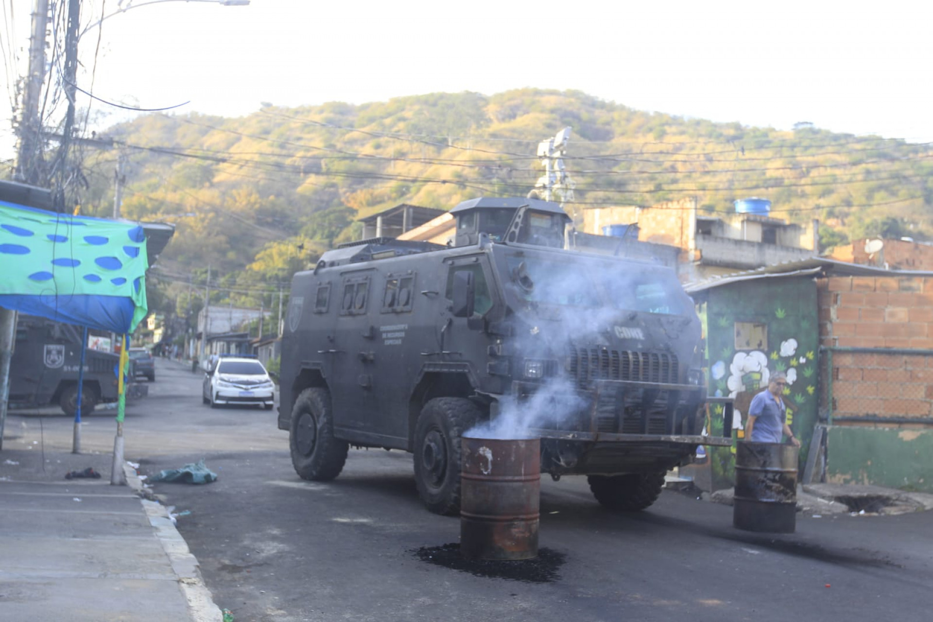 Polícias Civil e Militar atuam no Complexo da Serrinha, em Madureira - Reginaldo Pimenta/Agência O DIA