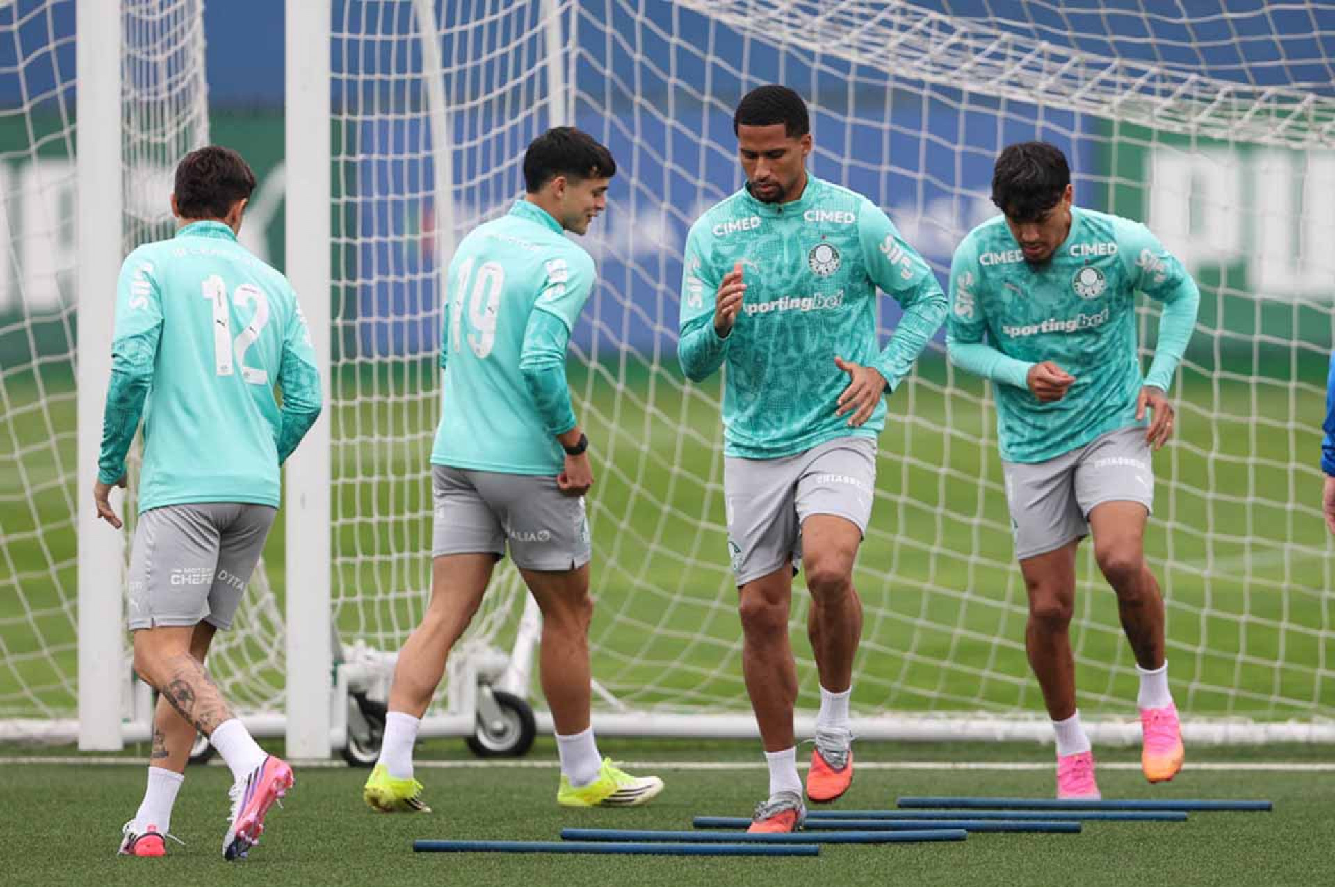  jogador Murilo, da SE Palmeiras, durante treinamento, na Academia de Futebol. - Foto: Cesar Greco/Palmeiras