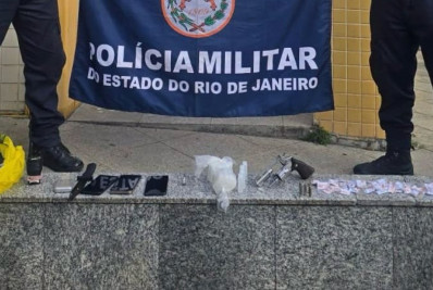 Adolescente é apreendido com drogas e arma na Ladeira das Palmeiras, em Três Rios