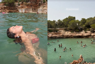 Maisa mostra registros das férias em Ibiza