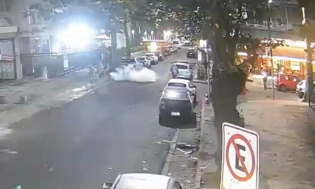 Vídeo: Polícia investiga ataque contra carro da Seop com coquetel molotov