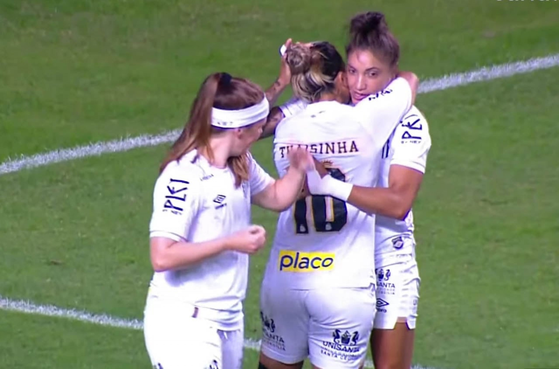 Em jogo com poucas chances, Santos marca no fim e bate Am&eacute;rica-MG no Brasileir&atilde;o Feminino