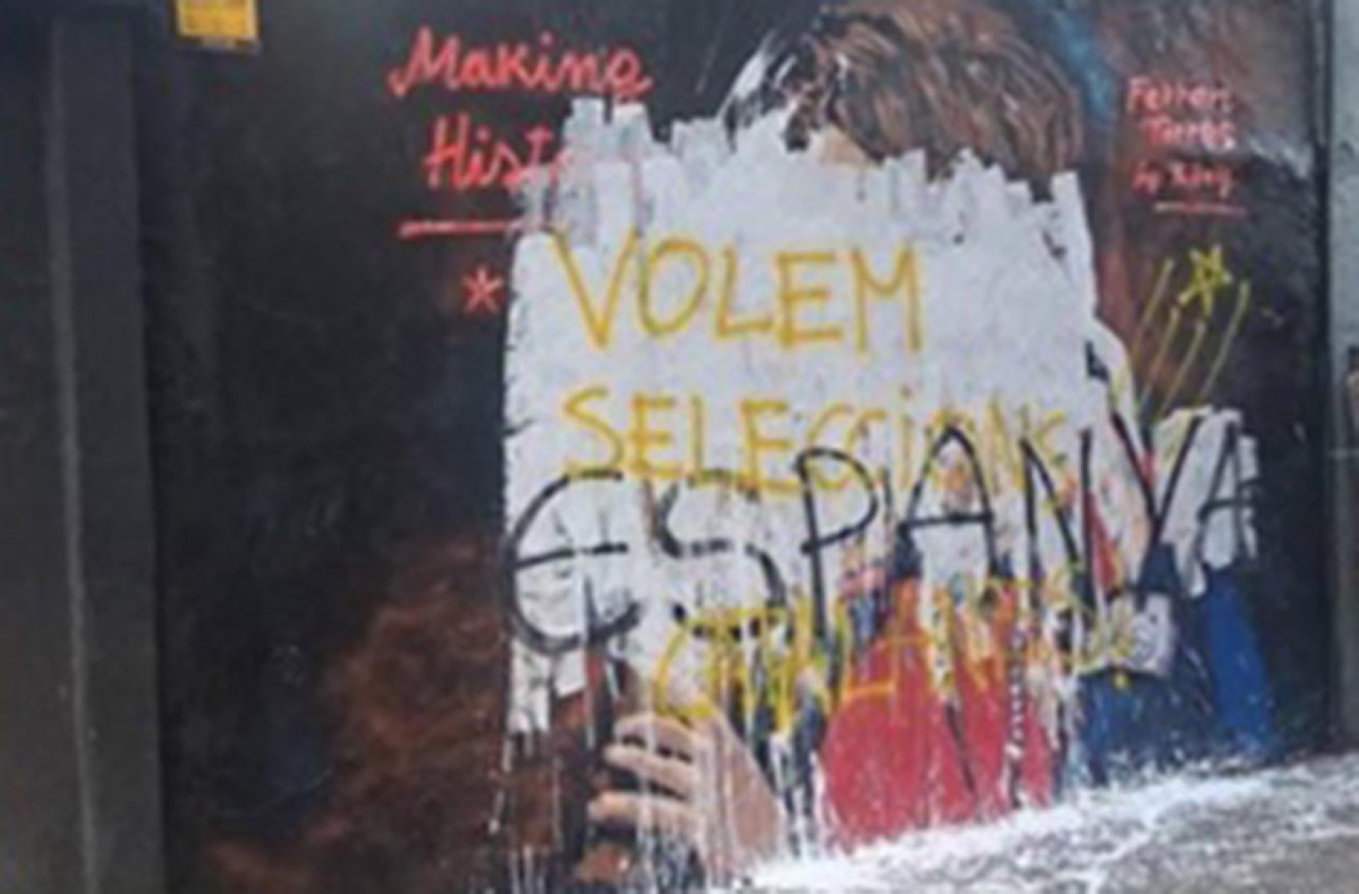 Cidade convida artista a recriar mural de Ferran Torres ap&oacute;s vandalismo em Barcelona
