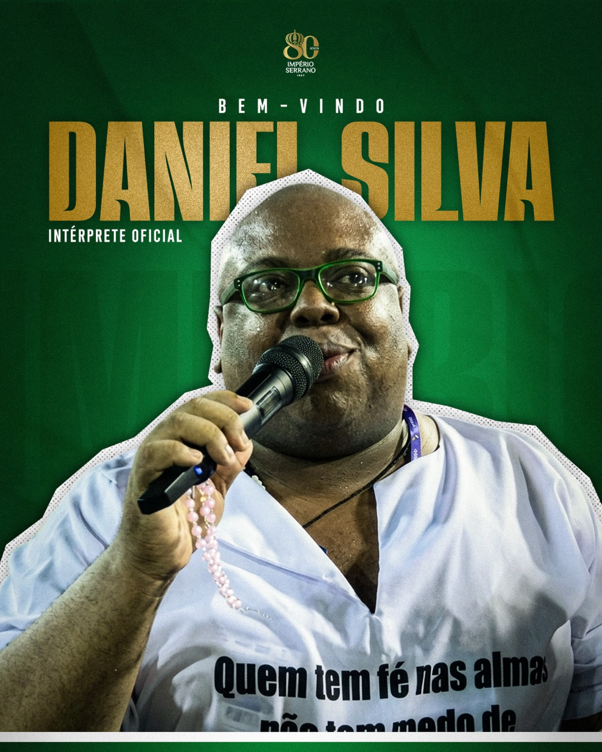 Daniel Silva assume como intérprete oficial da Império Serrano - Reprodução / Instagram