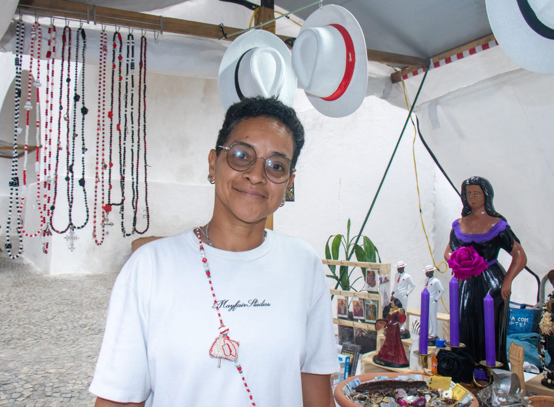 Para Damilie Oliveira, a região dos Arcos da Lapa melhorou em 70% - Érica Martin / Agência O Dia