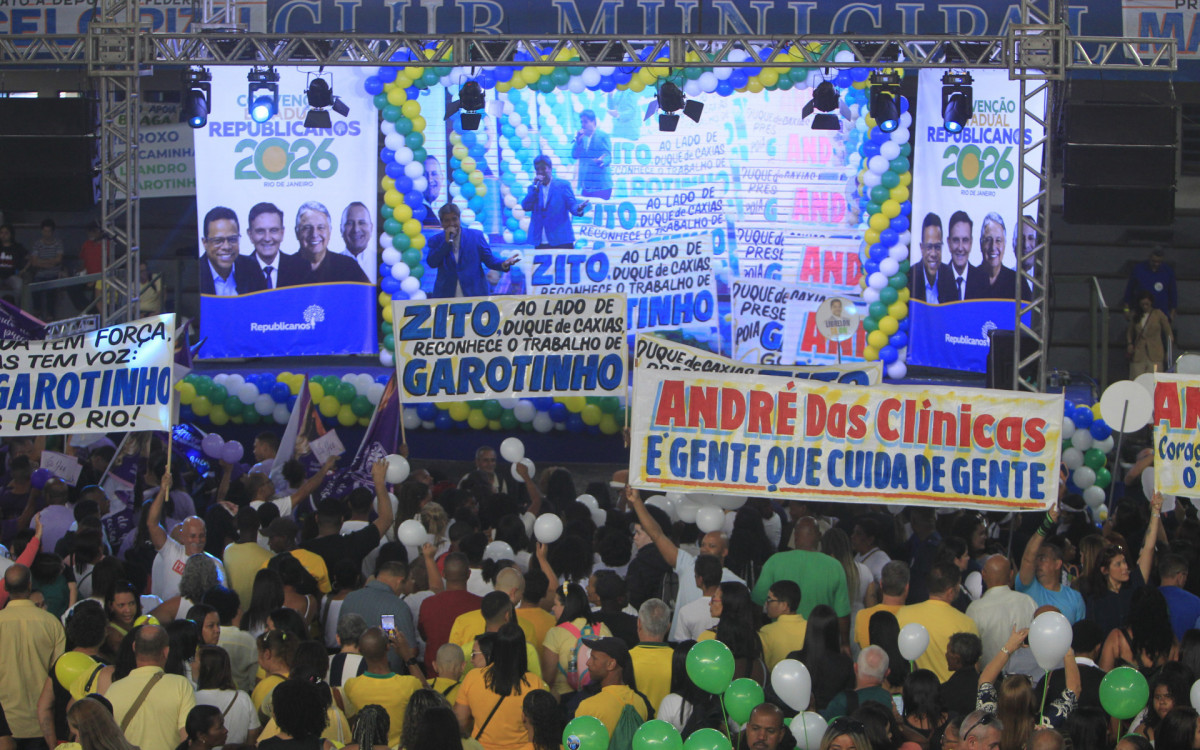 Convenção Estadual Republicanos 2026, neste sábado (25). - Reginaldo Pimenta/Agência O Dia