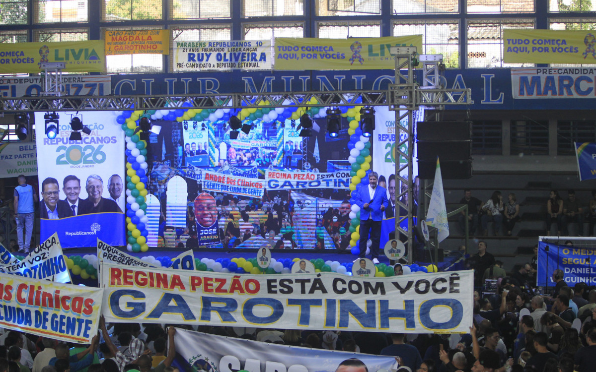 Convenção Estadual Republicanos 2026, neste sábado (25). - Reginaldo Pimenta/Agência O Dia