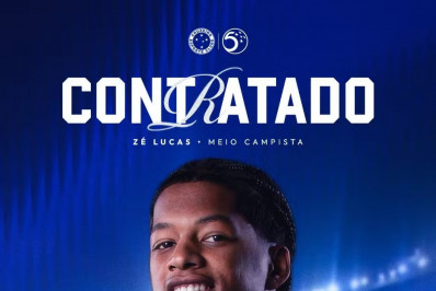 Cruzeiro oficializa a contratação de Zé Lucas, alvo do Flamengo