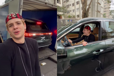Juliano Floss recebe carro conquistado no 'BBB 26': 'Meu primeiro'