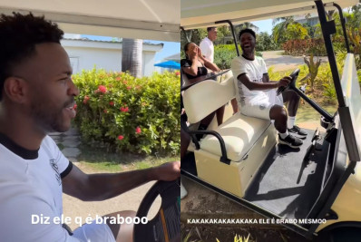 Vini Jr. sai da pista com carrinho e Virginia registra susto