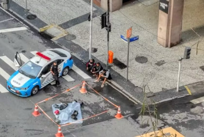 Suspeito de roubar celular morre após acidente de moto no Centro
