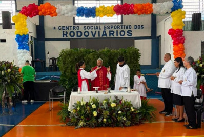 Dia do Rodoviário é celebrado com missa e confraternização