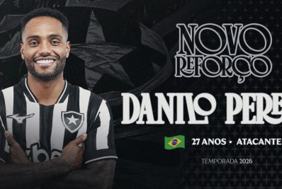 Botafogo anuncia a contratação por empréstimo de Danilo Pereira