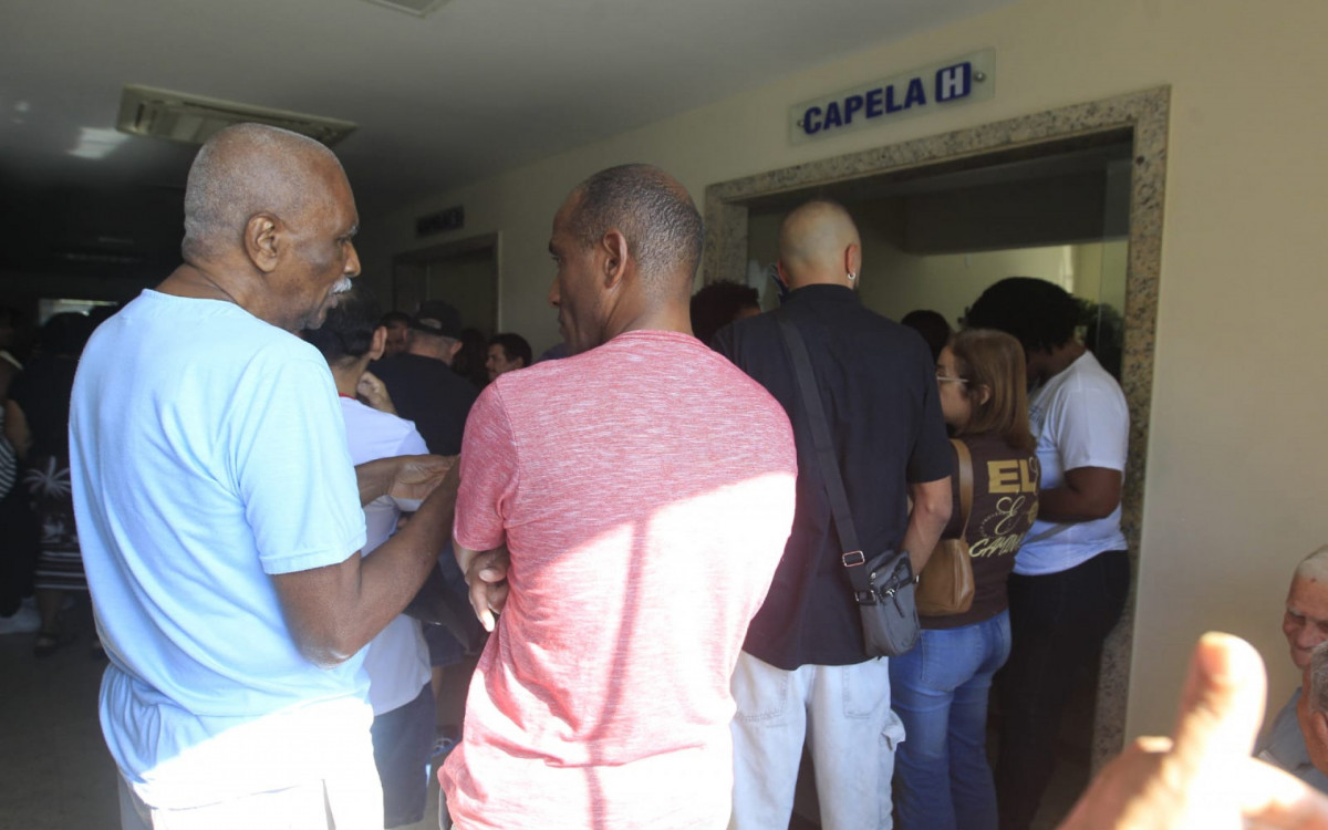 Velório de João José da Silva, morto após ser atingido por tiro após confronto na Chácara do Céu. - Reginaldo Pimenta/Agência O DIA