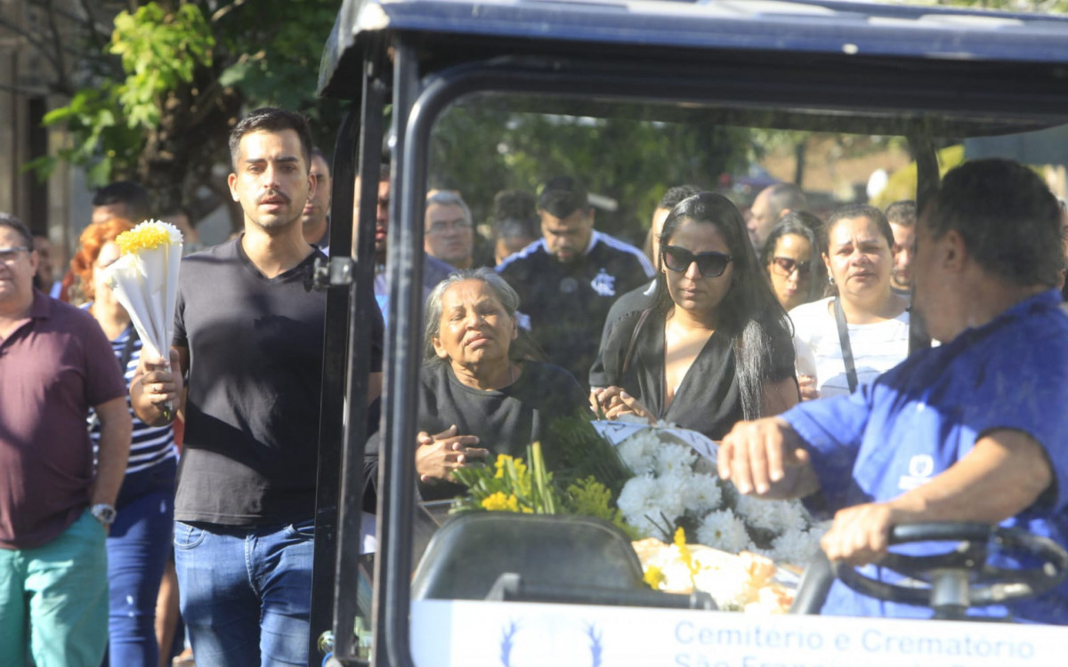 Velório de João José da Silva, morto após ser atingido por tiro após confronto na Chácara do Céu. - Reginaldo Pimenta/Agência O DIA
