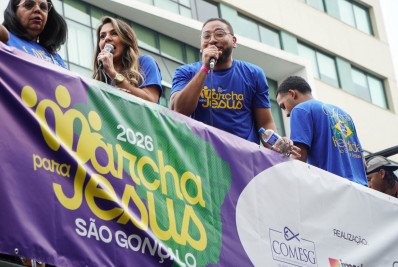 São Gonçalo exalta a paz com a Marcha para Jesus