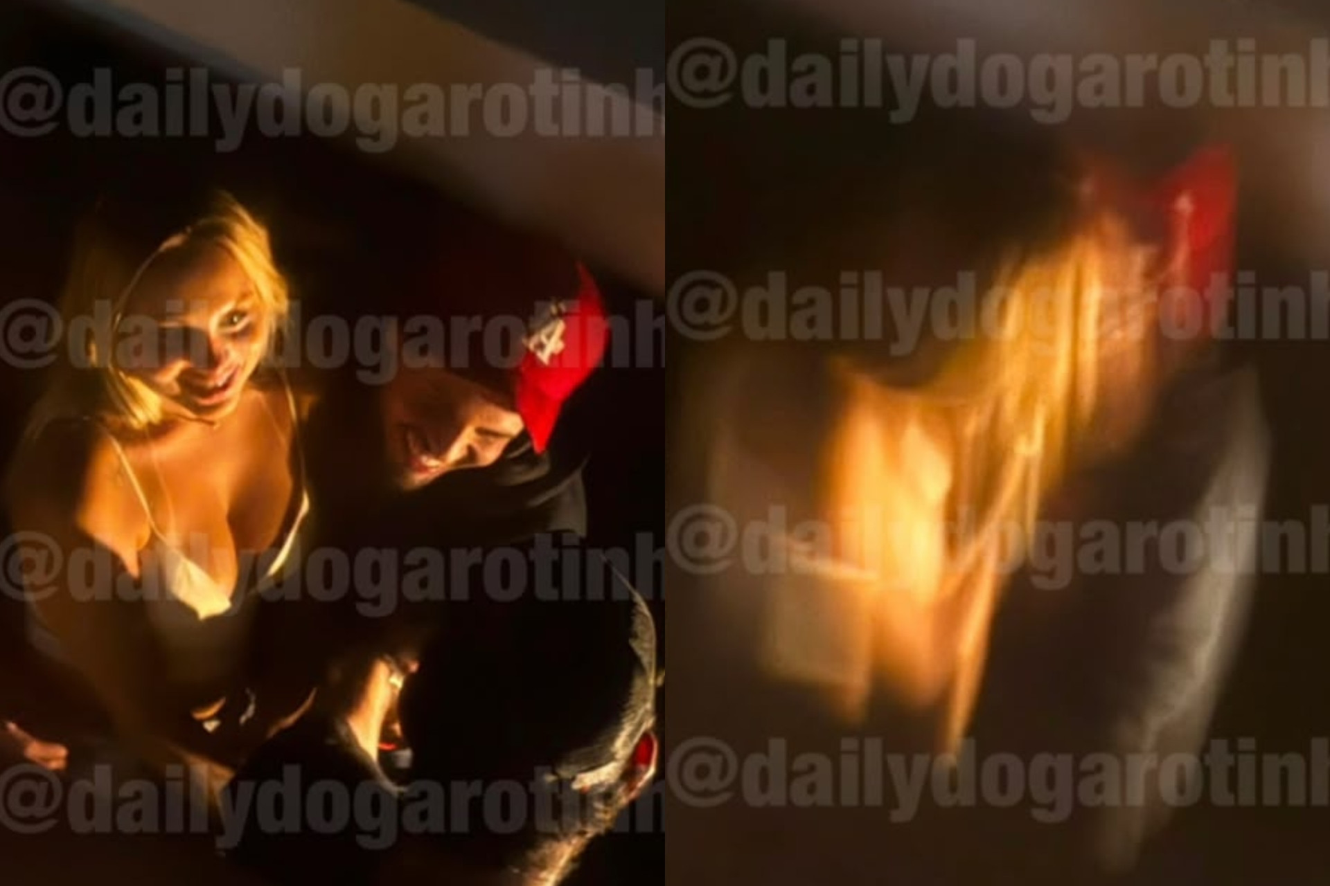Zé Felipe aparece aos beijos com Lara Jucah em festa no Rio - Reprodução / Daily Garotinho