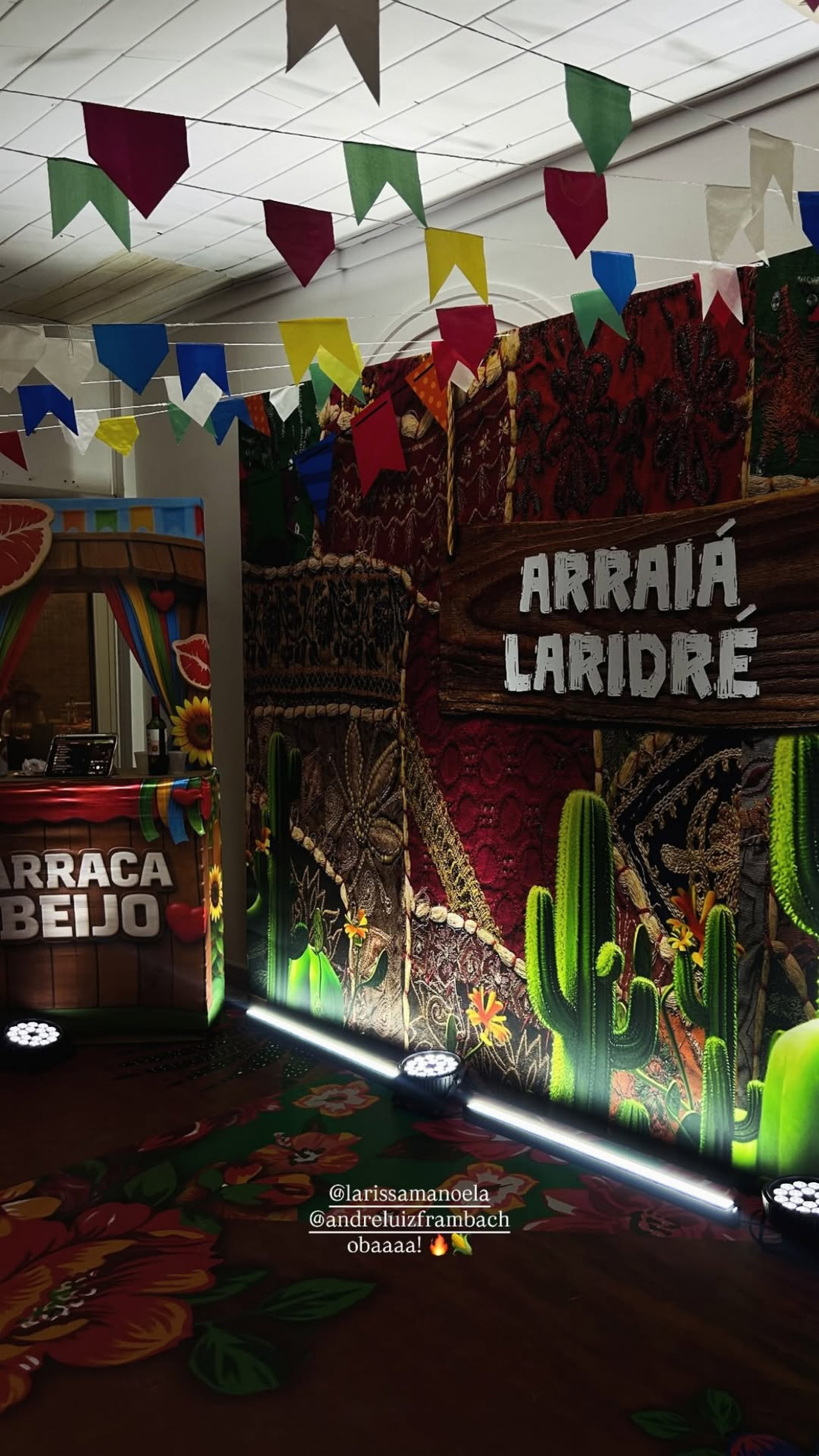 Larissa Manoela e André Luiz Frambach fazem arraiá em nova mansão - Reprodução / Instagram