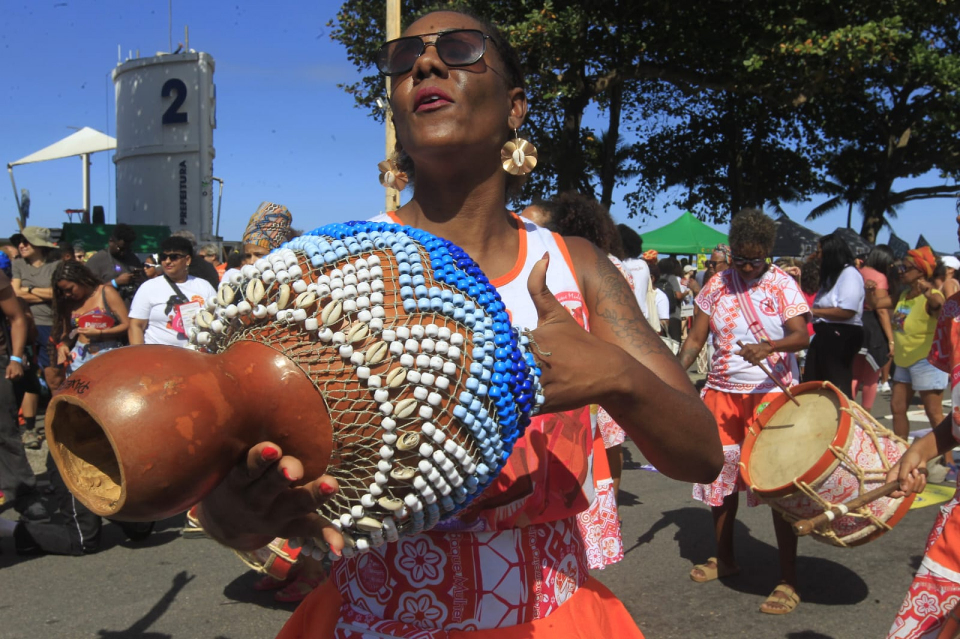 Marcha das Mulheres Negras reúne centenas em Copacabana - Reginaldo Pimenta / Agência O DIA