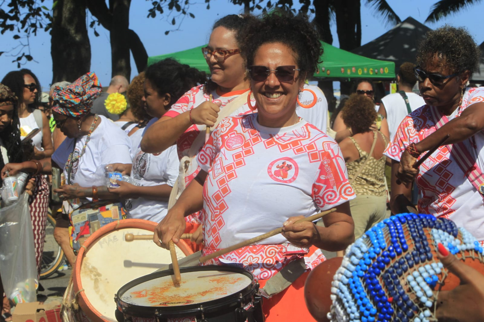 Marcha das Mulheres Negras reúne centenas em Copacabana - Reginaldo Pimenta / Agência O DIA