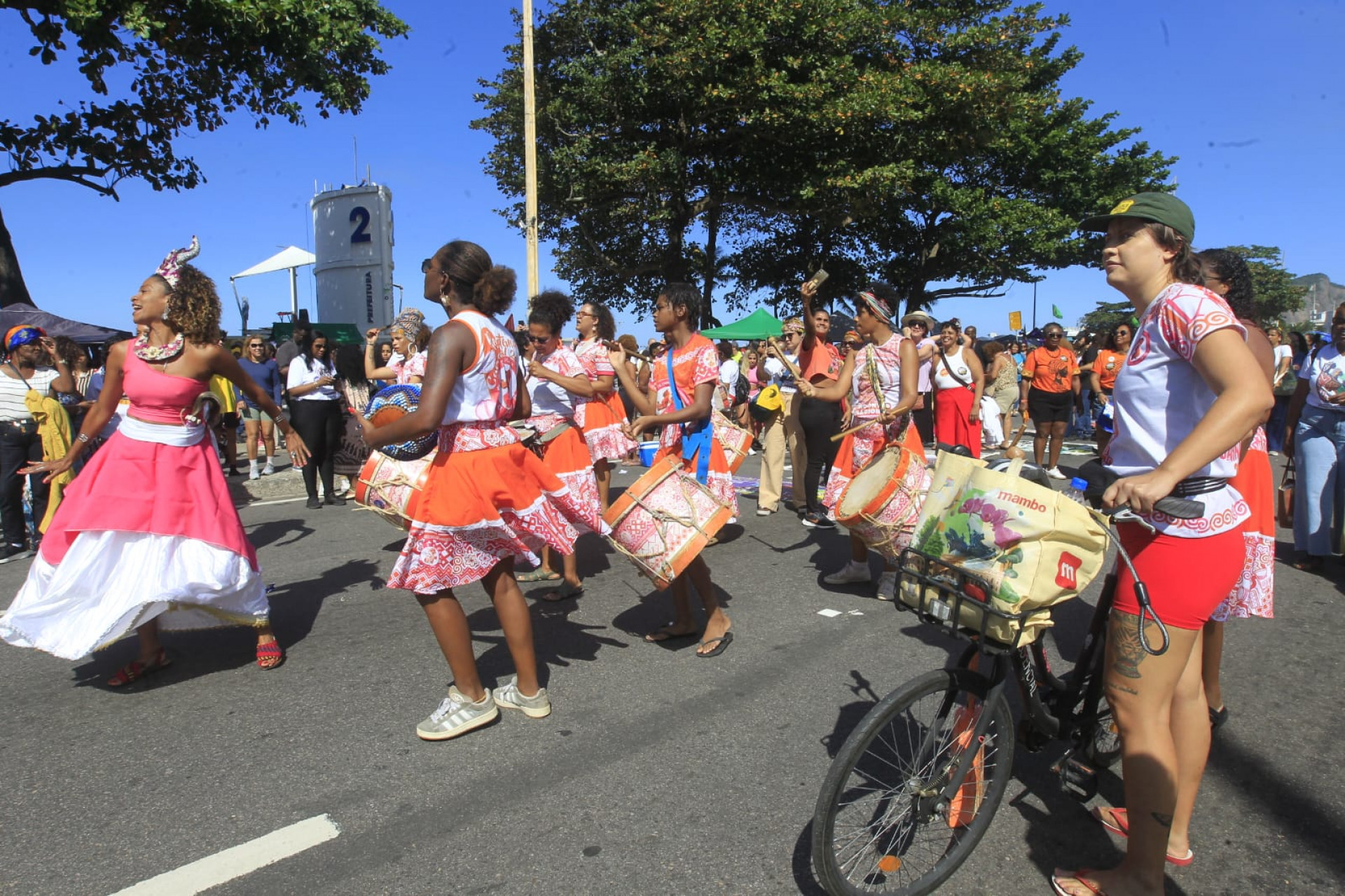 Marcha das Mulheres Negras reúne centenas em Copacabana - Reginaldo Pimenta / Agência O DIA
