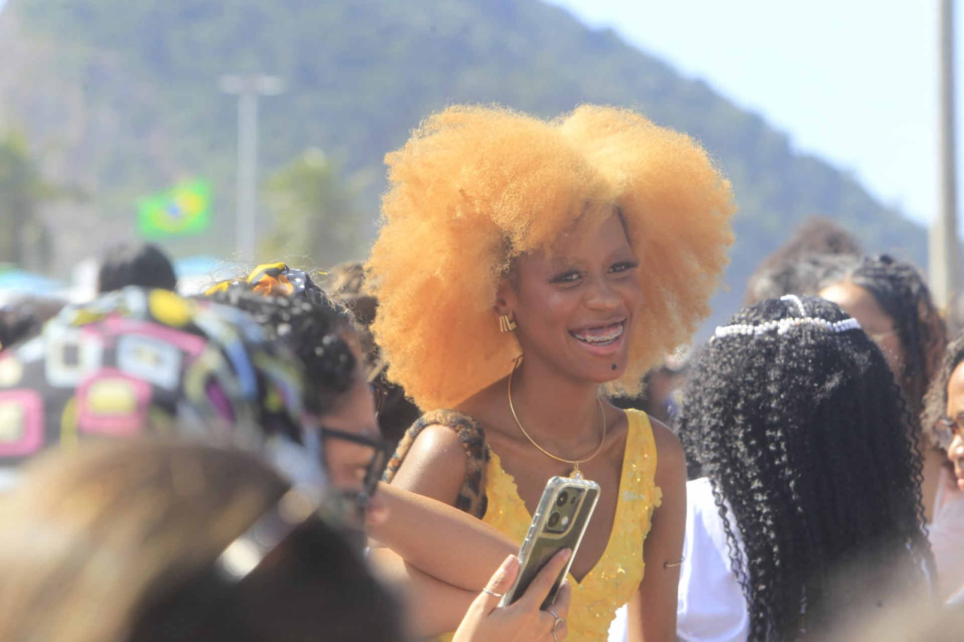 Marcha das Mulheres Negras reúne centenas em Copacabana - Reginaldo Pimenta / Agência O DIA