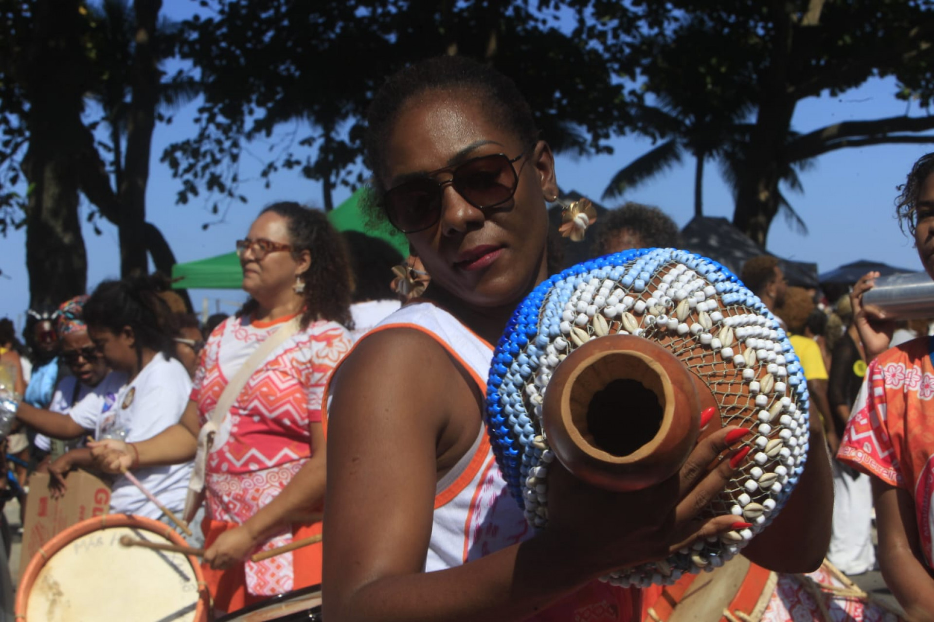 Marcha das Mulheres Negras reúne centenas em Copacabana - Reginaldo Pimenta / Agência O DIA