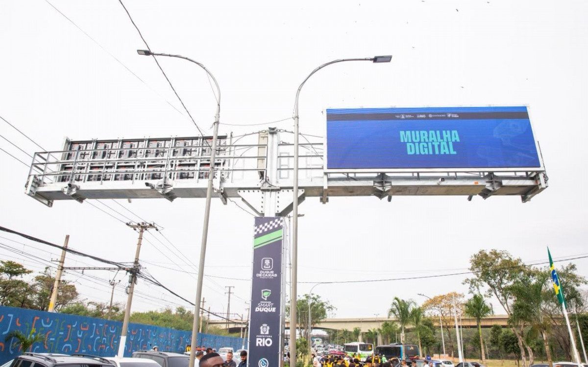 Projeto Muralha Digital j&aacute; est&aacute; em vigor em Duque de Caxias - Divulga&ccedil;&atilde;o/Prefeitura de Duque de Caxias