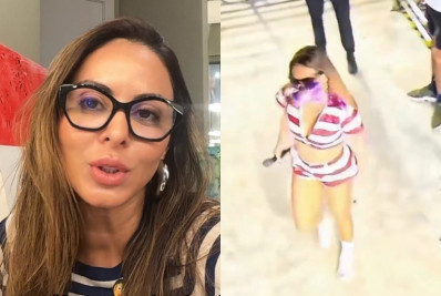 Cantora Alinne Rosa desabafa após ser atingida por copo em show