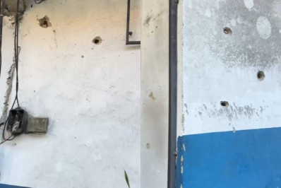 Vídeo mostra como ficou base da PM na Gardênia Azul após ser alvejada
