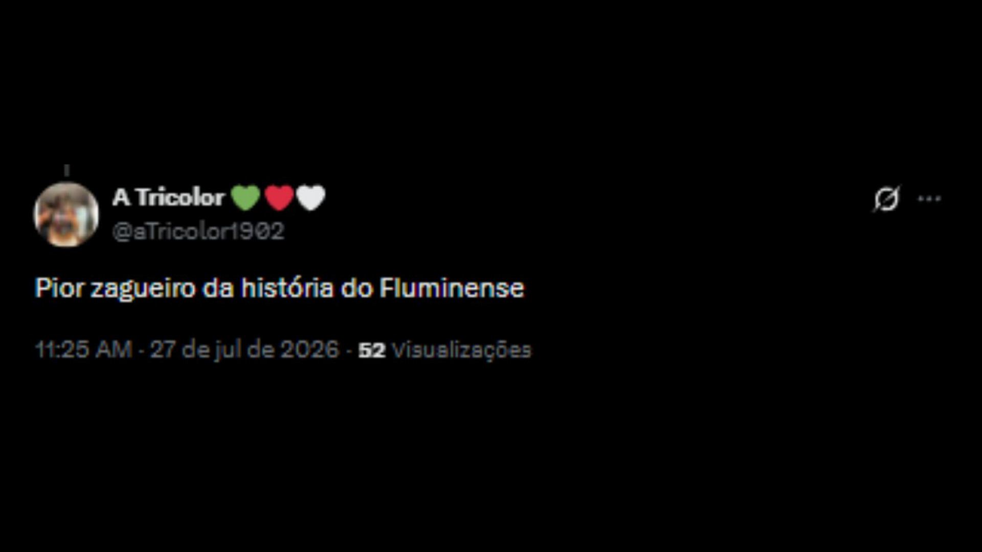 Críticas ao zagueiro Freytes após empate do Fluminense com Grêmio - Reprodução/X @aTricolor1902