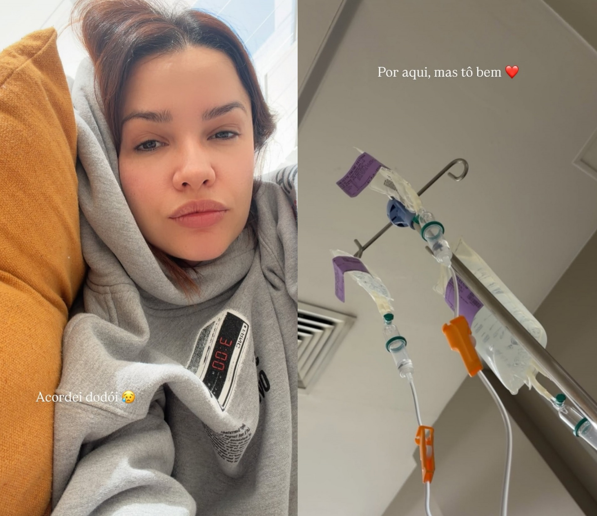 Juliette desabafou após ida ao hospital  - Reprodução/Instagram 