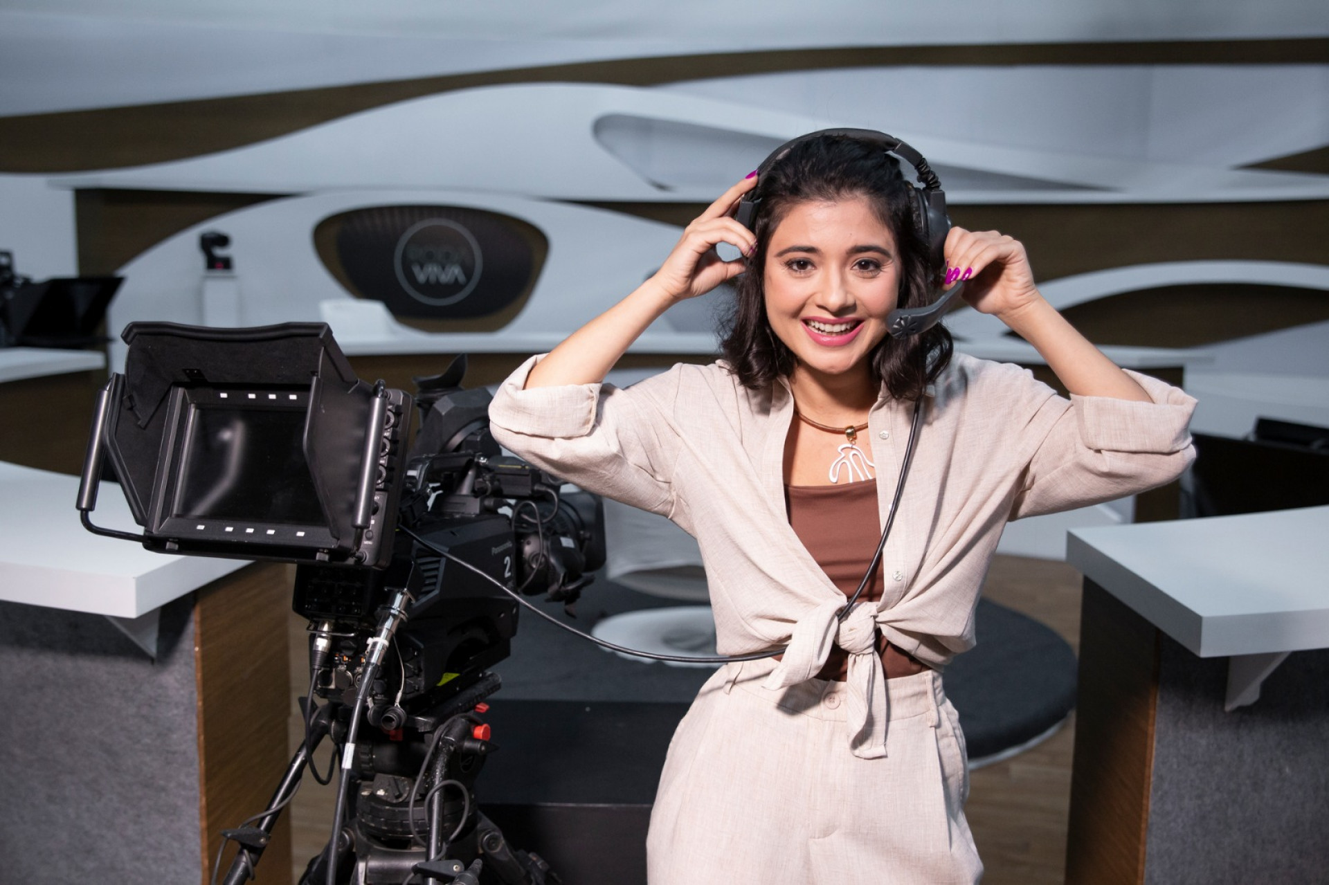 Laíze Câmara já atuou como editora de vídeo na emissora - Nadja Kouchi / Acervo TV Cultura