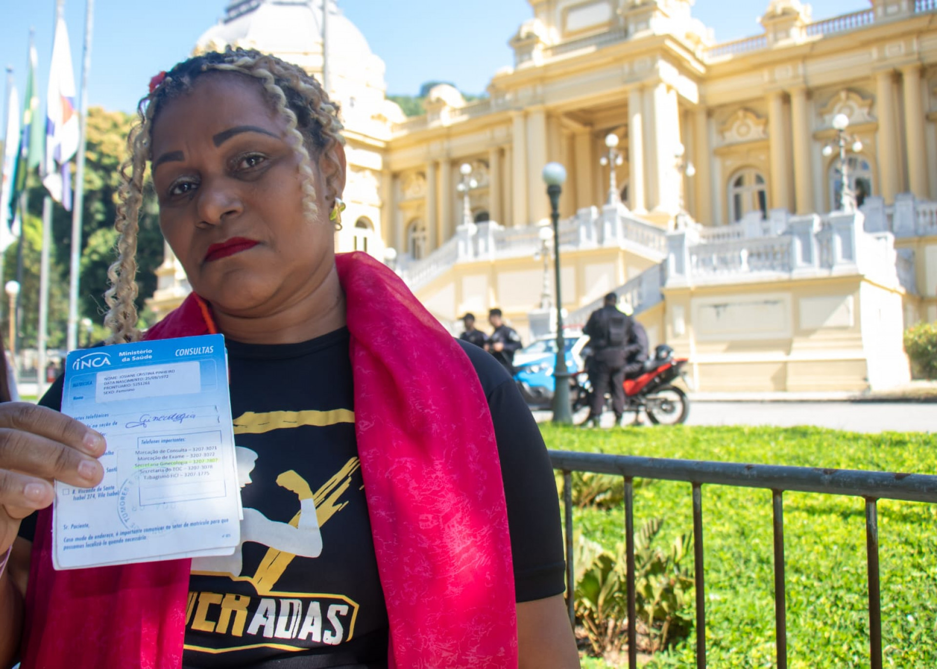 Josiane Cristina, que luta contra um câncer, precisou deixar o programa devido ao atraso salarial - Érica Martin / Agência O DIA