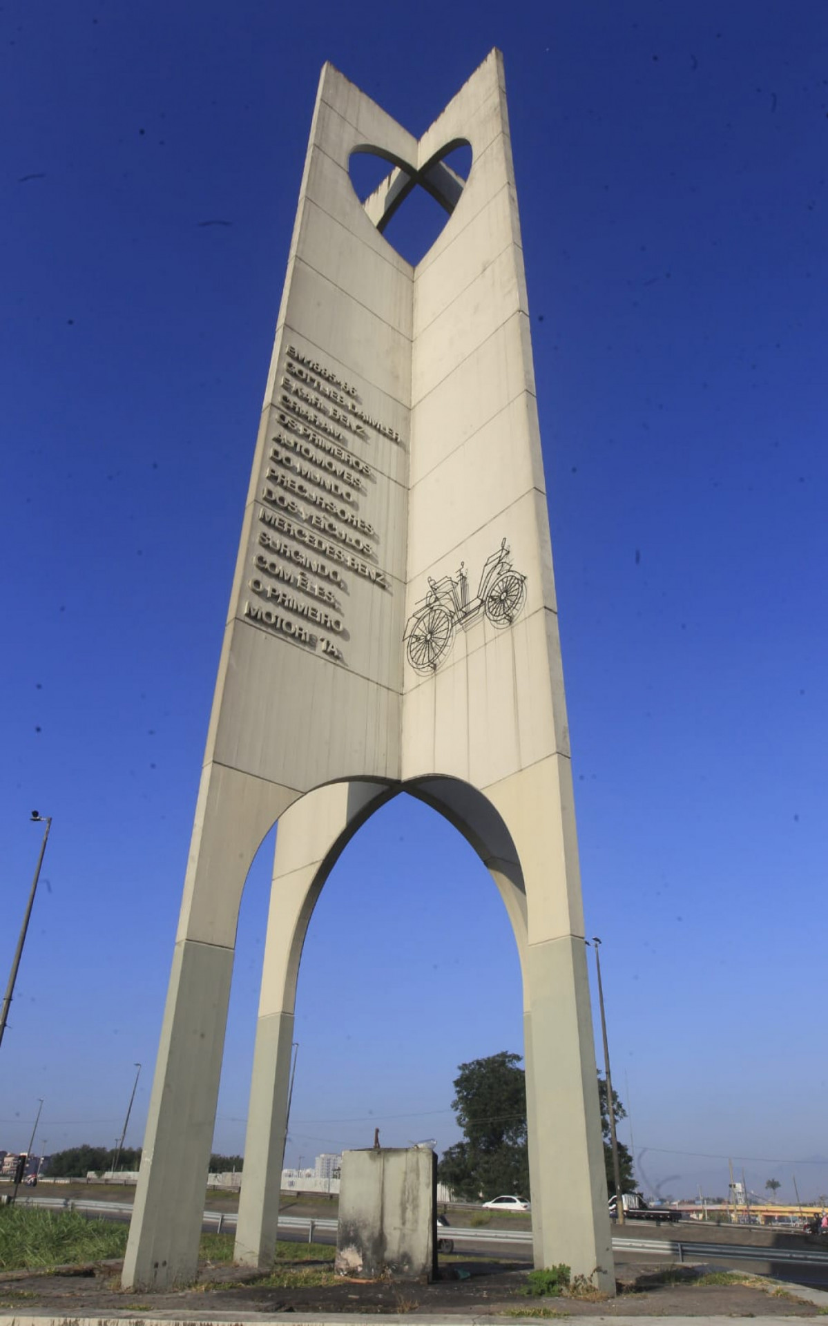 Local onde ficava a estátua de São Cristóvão