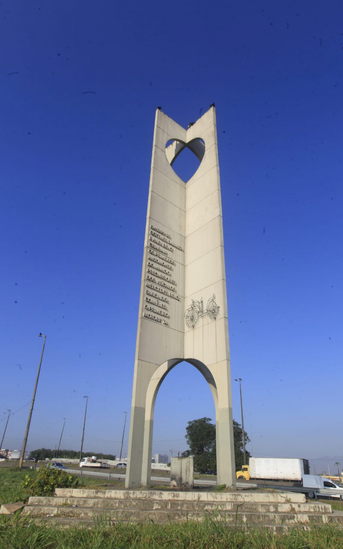 Local onde ficava a estátua de São Cristóvão