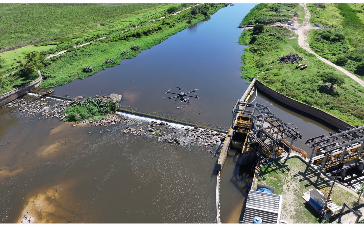 Drones com imagens infravermelho ajudam na inspeção de rios