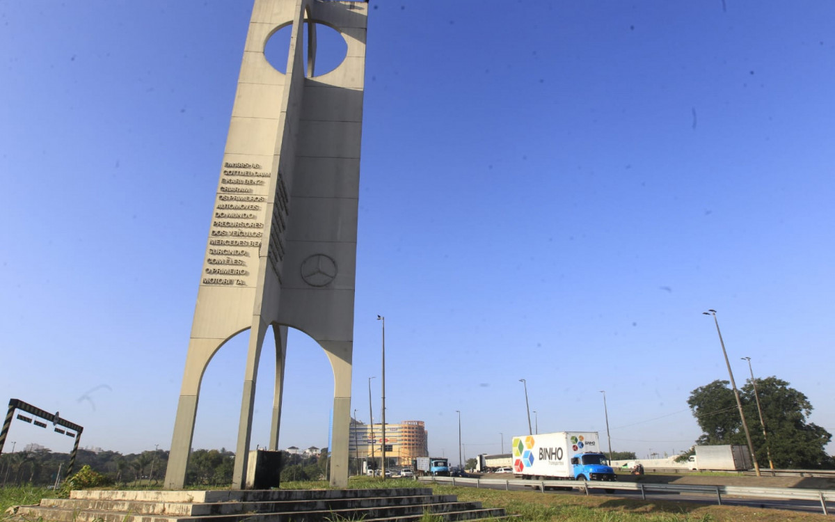 Local onde ficava a estátua de São Cristóvão