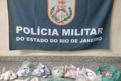 Polícia Militar apreende quase 2kg de cocaína em Barra do Piraí