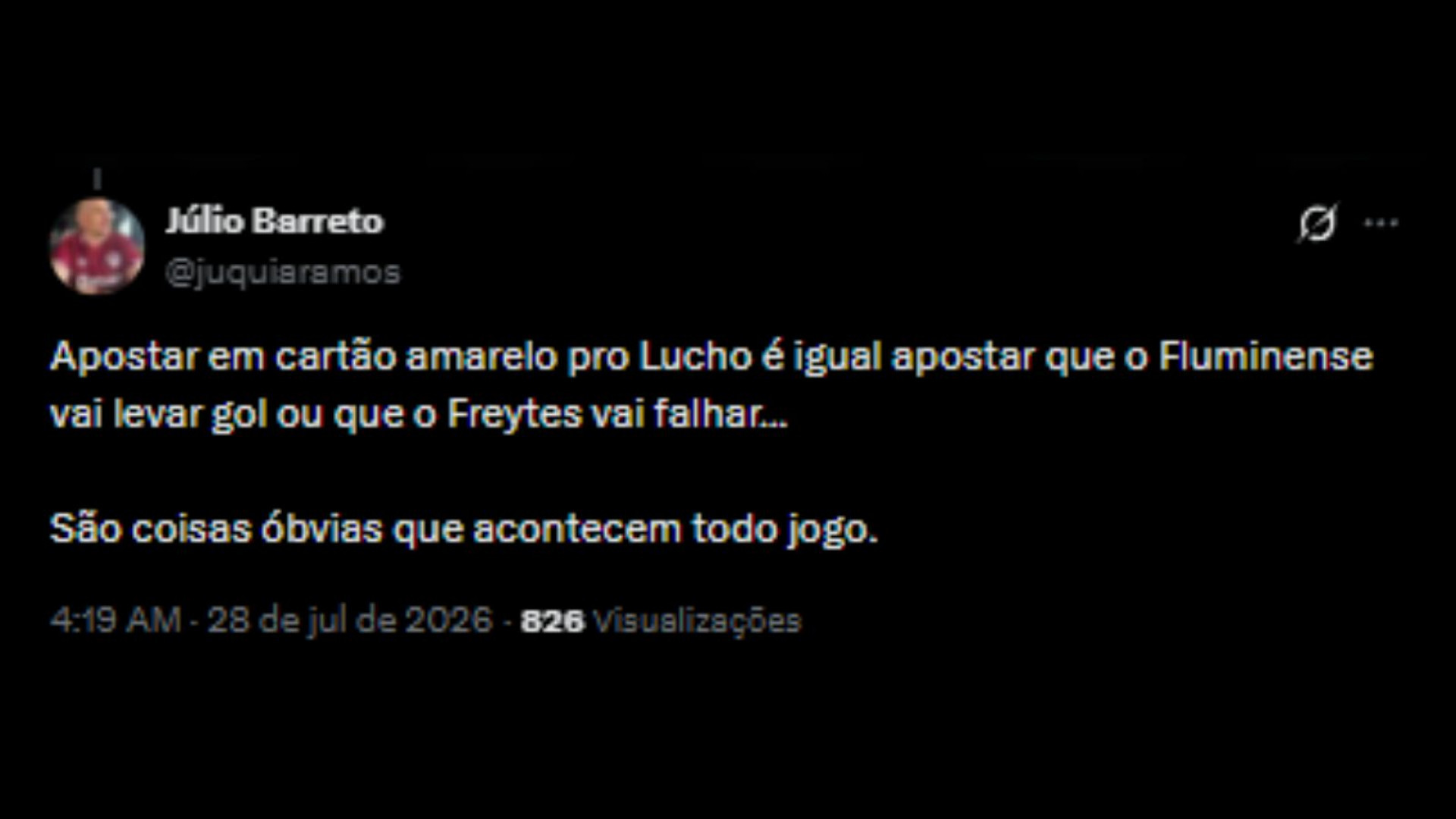 Torcedores do Fluminense defendem Lucho Acosta por meio do 