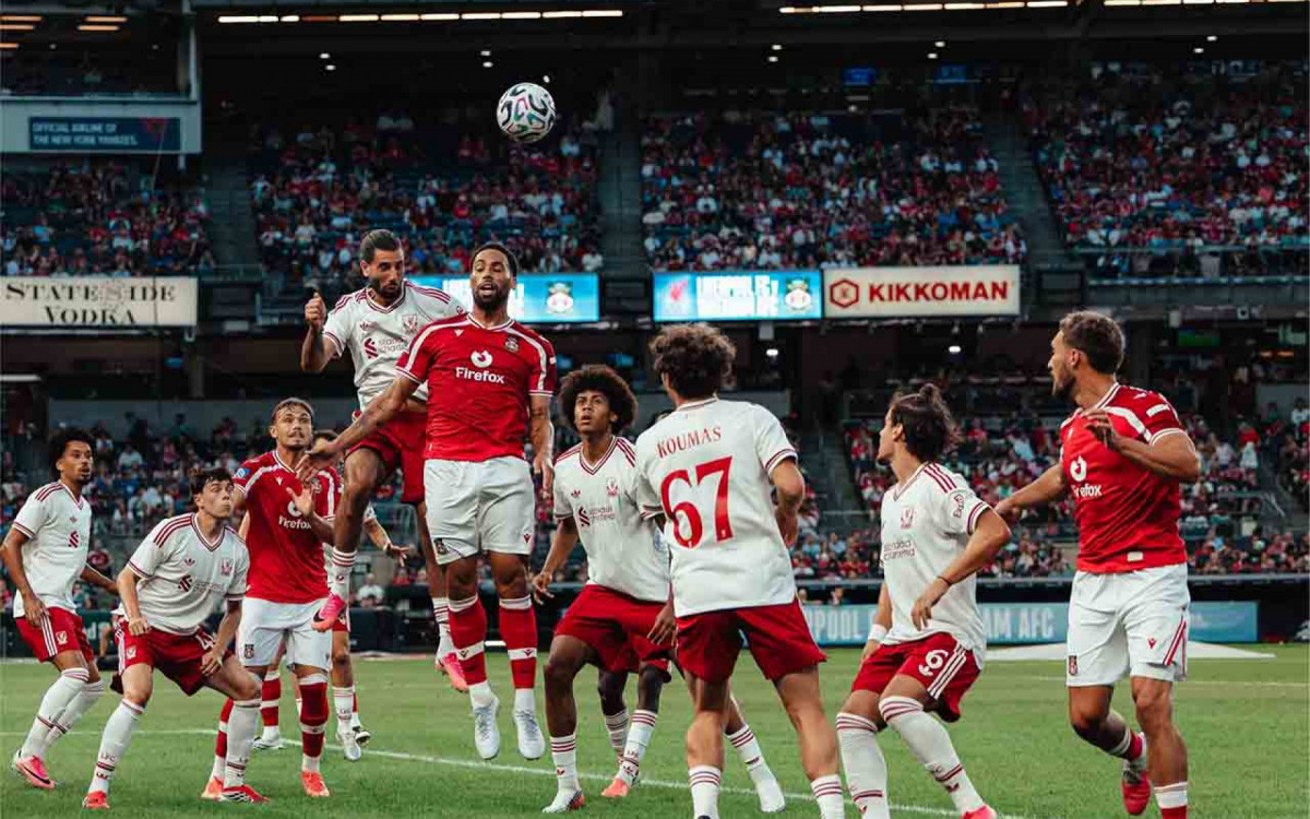 Promessa do Liverpool marca e define vit&oacute;ria sobre Wrexham em amistoso