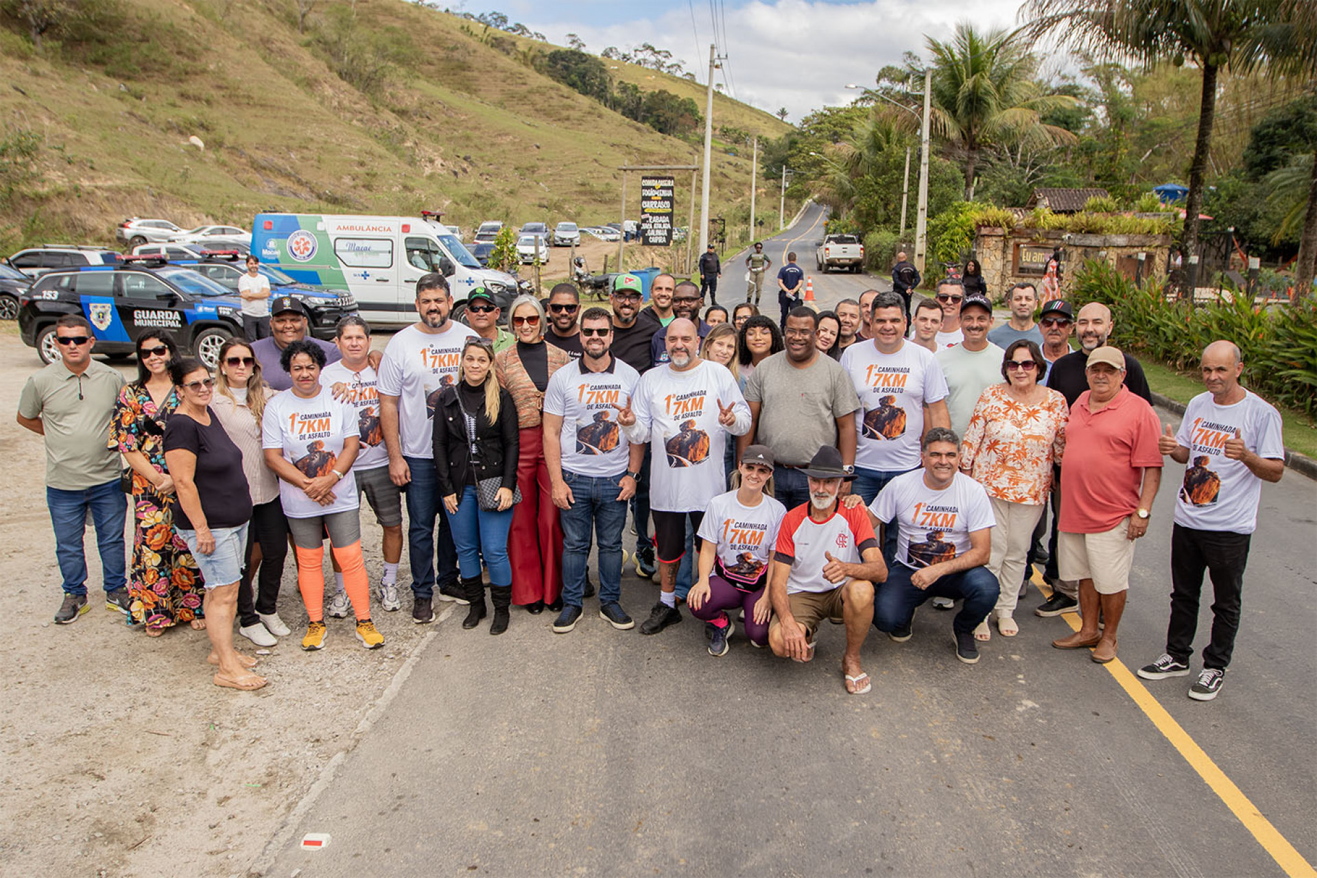 Primeira etapa da nova Estrada do Sana representa um marco para a mobilidade, o turismo e o desenvolvimento da regi&atilde;o serrana de Maca&eacute; - Foto: Mois&eacute;s Bruno H. Santos